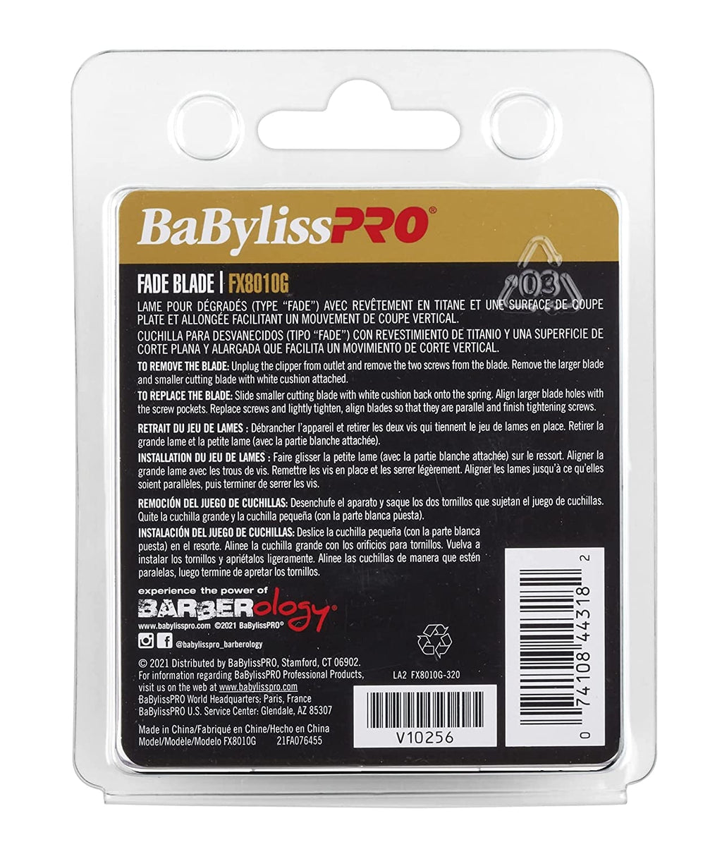 BaBylissPRO Gold Titanium Fade Blade (FX8010G) — image 6