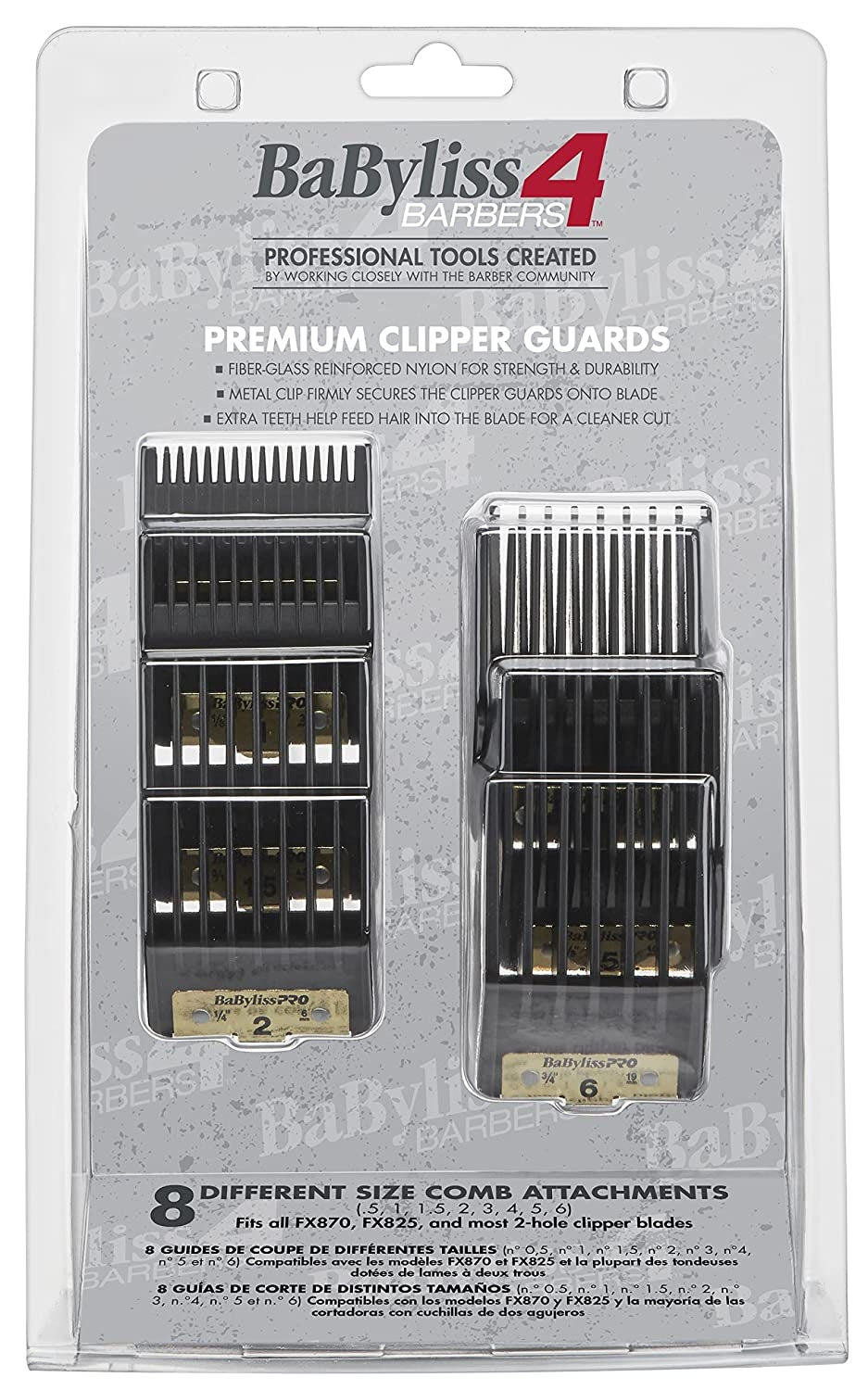 BaBylissPRO 8pc Premium Clipper Guard Set (FXPCG) — image 5