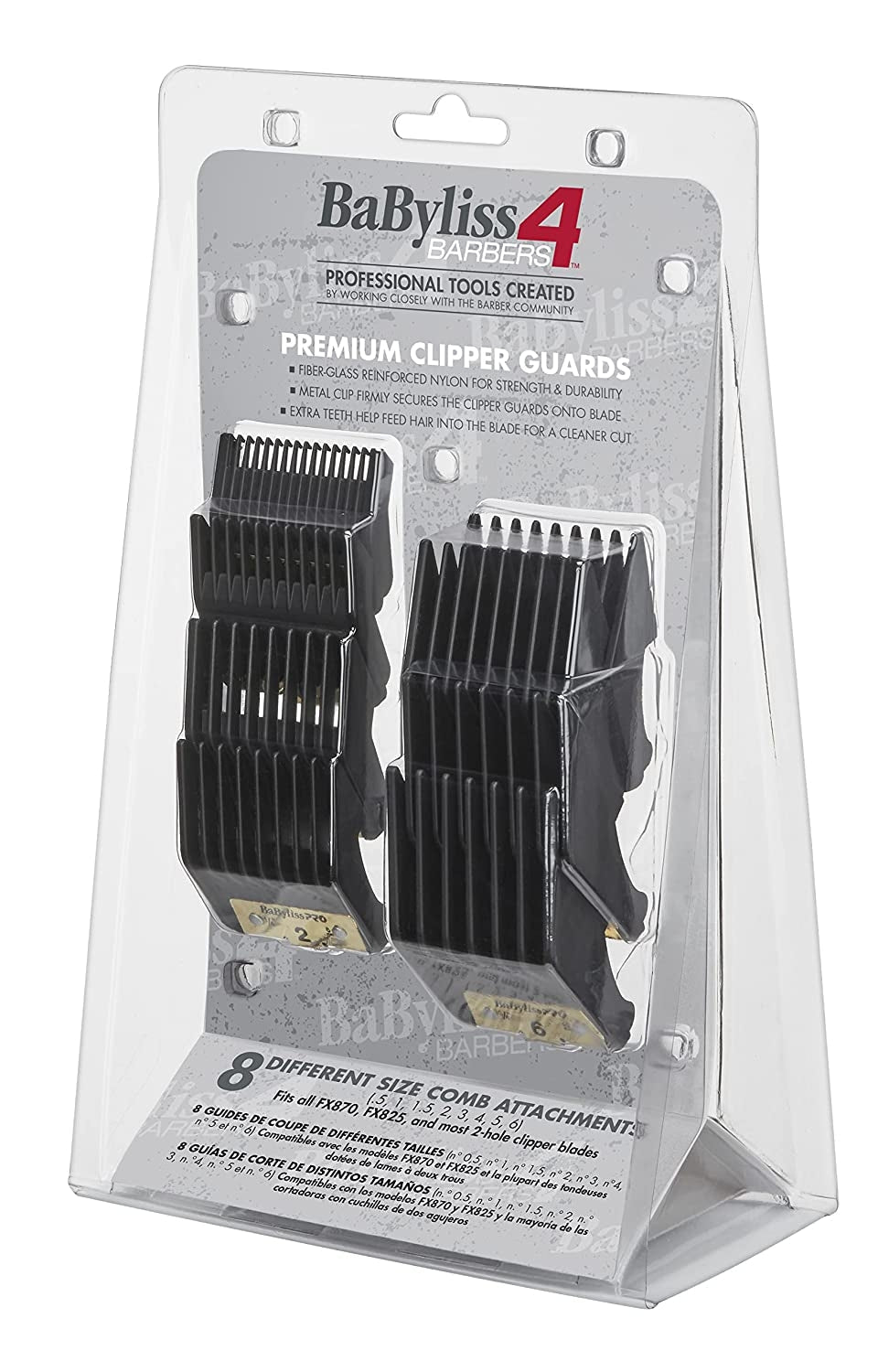 BaBylissPRO 8pc Premium Clipper Guard Set (FXPCG) — image 6