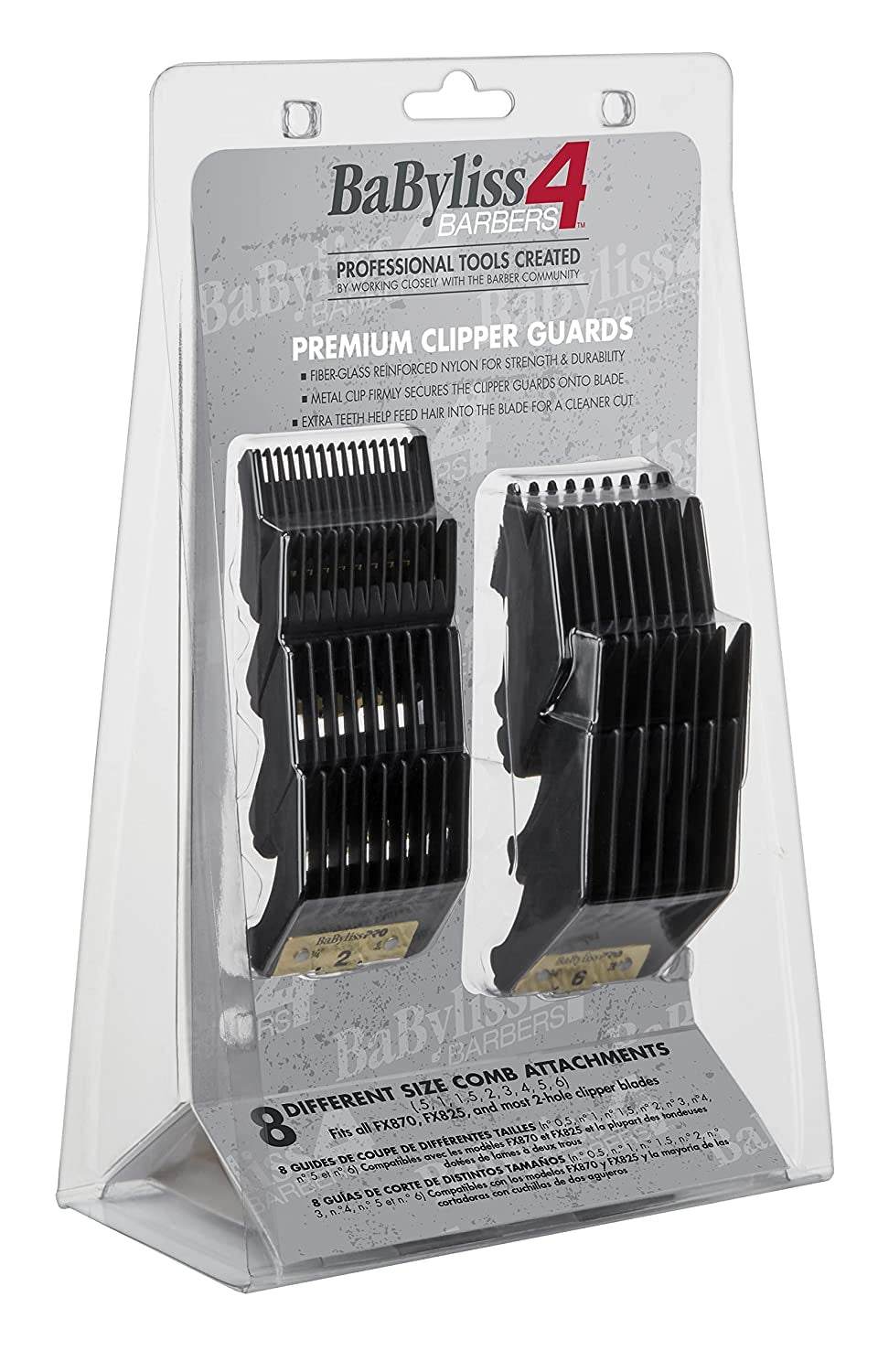 BaBylissPRO 8pc Premium Clipper Guard Set (FXPCG) — image 7