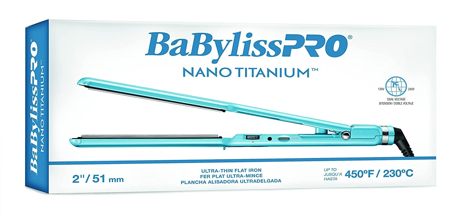 BaBylissPRO Nano Titanium Ultra-Thin Flat Iron (Choose size) — image 5