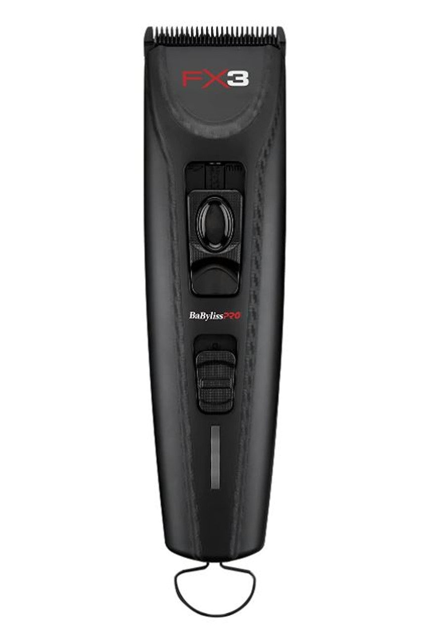 BaBylissPRO FX3 Matte Black Professional High-Torque Cordless Clipper (FXX3CB) + FREE DLC/Titanium Fade Blade (FX903B) — image 1