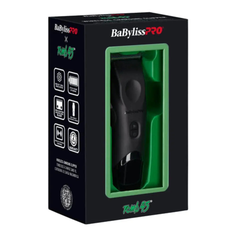 Babyliss Pro x Tomb45 Wireless Charging Clipper, Trimmer, Blow Dryer, and Charging Mats (Combo)