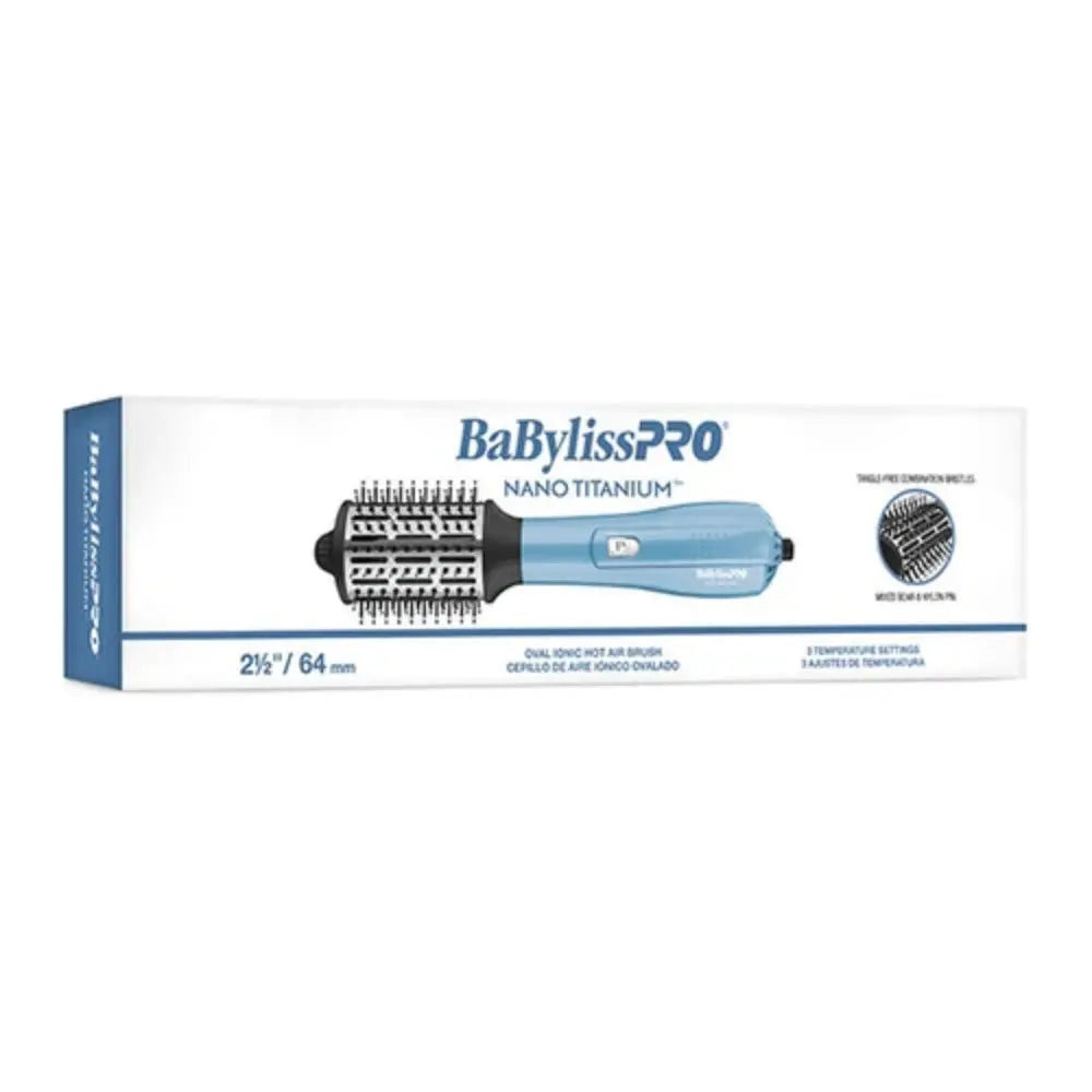 Babyliss Pro Nano Titanium Oval Ionic Blowout Brush - 2.5" (BNTHB250)