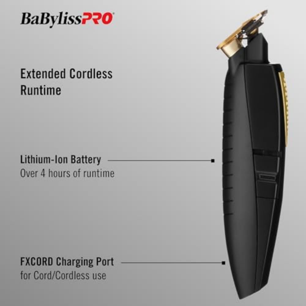 BaBylissPRO Cord-Cordless Lithium FX+ Ergonomic Trimmer (FX773N) — image 11