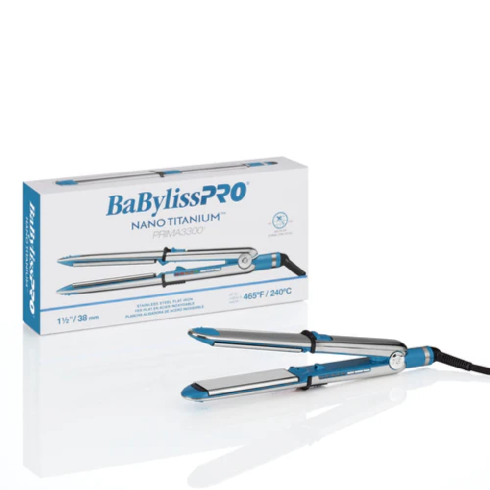 Babyliss Pro Nano Titanium Prima 3300 Flat Iron - 1.5" (BNT3300TUC) — image 4