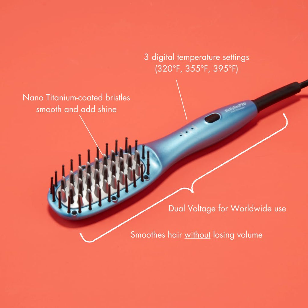 BaBylissPRO Nano Titanium Compact Thermal Paddle Brush (BNTPB2UC) — image 12