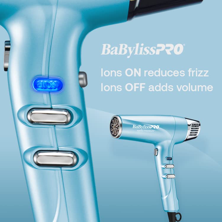 BaBylissPRO Nano Titanium High-Speed Dual Ionic Hair Dryer (BNT9100) — image 11