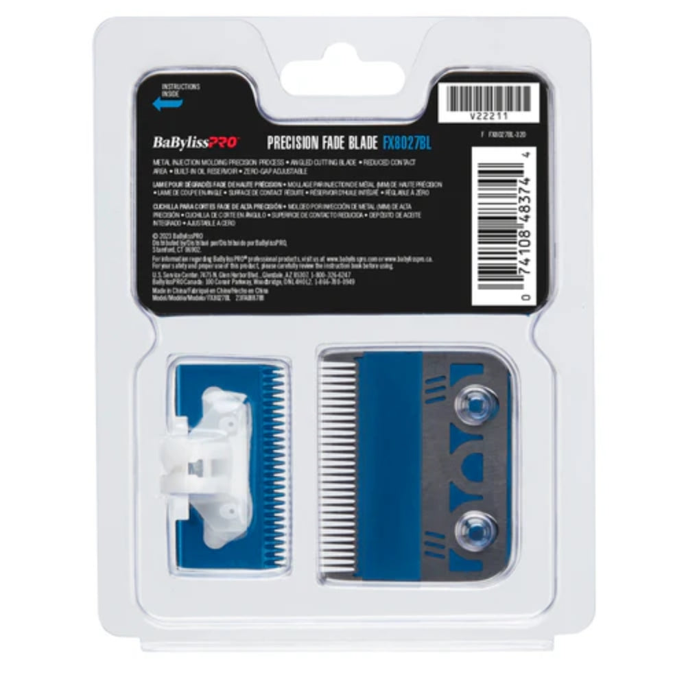 Babyliss Pro Blue Titanium Metal-Injection Molded Precision Fade Blade (FX8027BL) — image 5