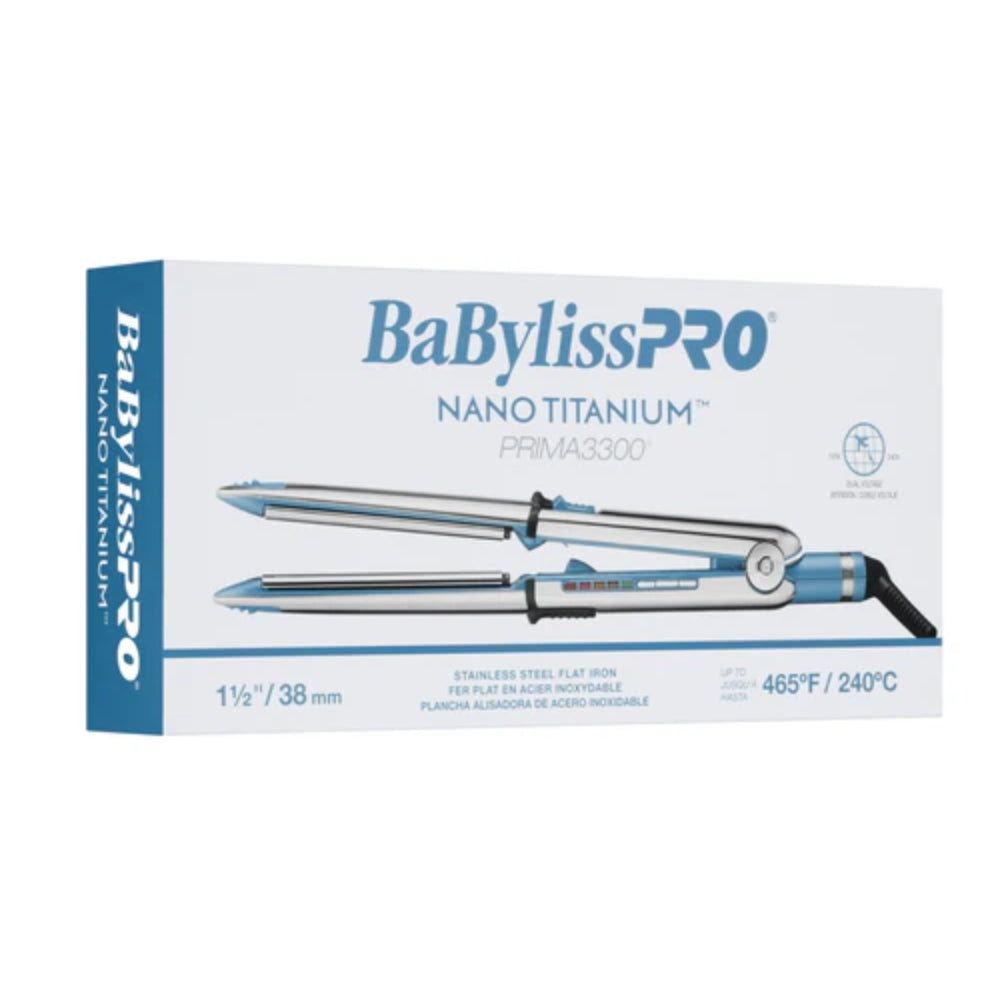 Babyliss Pro Nano Titanium Prima 3300 Flat Iron - 1.5" (BNT3300TUC) — image 5
