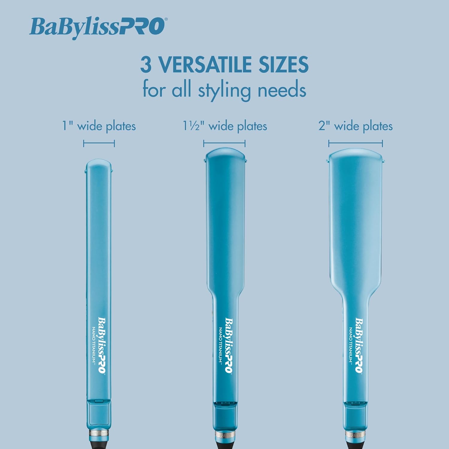 BaBylissPRO Nano Titanium Ultra-Thin Flat Iron (Choose size) — image 11