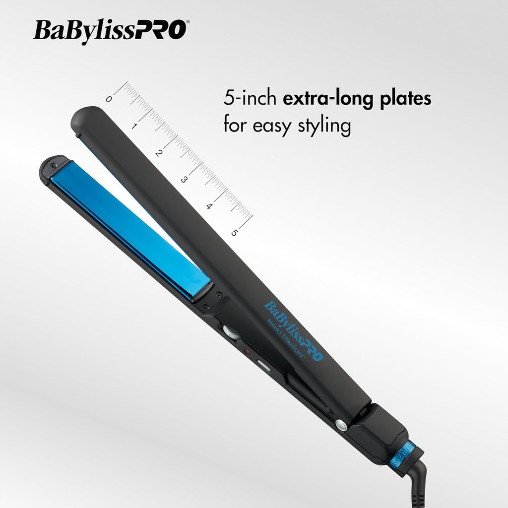 BaBylissPRO Limited Edition Nano Titanium Black & Blue Ultra-Thin Flat Iron — image 6