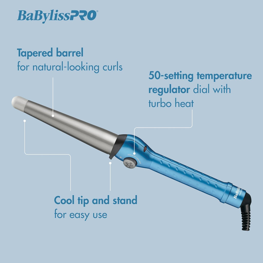 BaBylissPRO Nano Titanium ConiCurl Tapered Curling Wand 1.25" to 0.75" (BNT125TB) — image 5