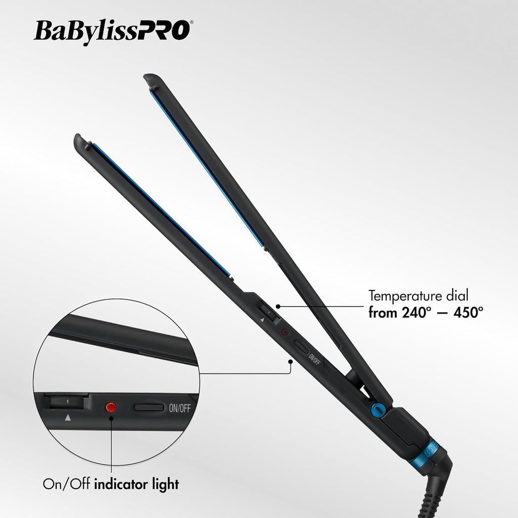 BaBylissPRO Limited Edition Nano Titanium Black & Blue Ultra-Thin Flat Iron — image 7