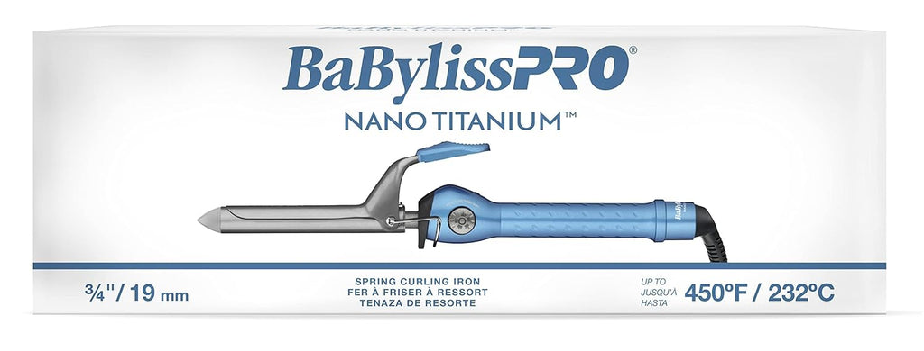 BaBylissPRO Nano Titanium Spring Curling Iron 3/4" (BNT75S) — image 3