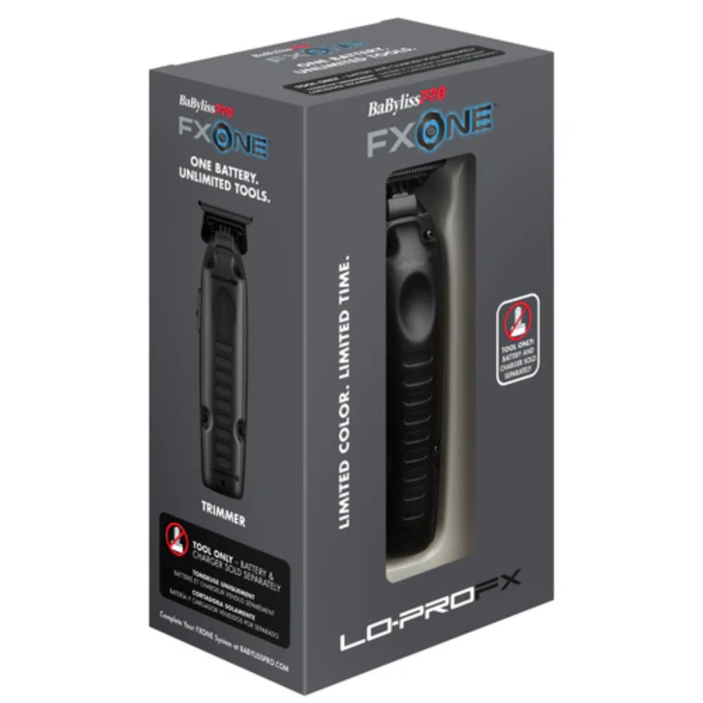 Babyliss Pro FXONE Low-Profile Matte Black Interchangeable Battery Trimmer - TOOL ONLY (FX729MBLT) — image 6