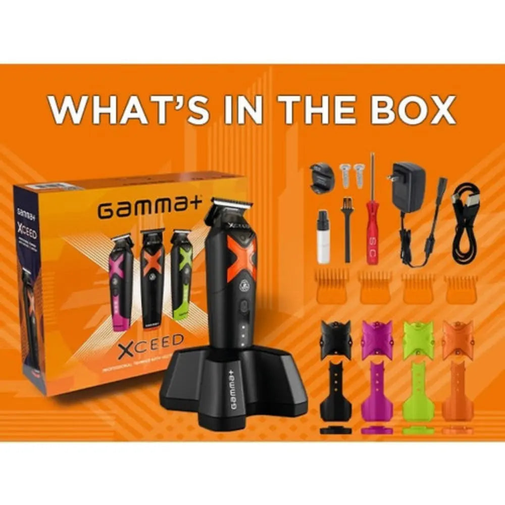 Gamma+ XCEED IN2 Vector Motor Cordless Clipper + Trimmer + Shaver Set (Combo) (GP418B/GP609B/GP803B)