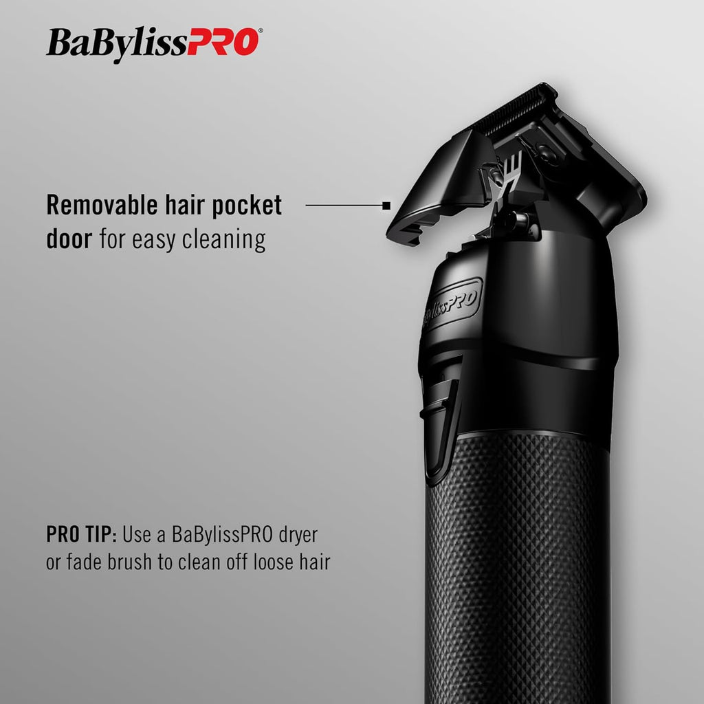 BaBylissPRO FXONE BLACKFX All-Metal Interchangeable-Battery Cordless Trimmer (FX799MB) — image 12