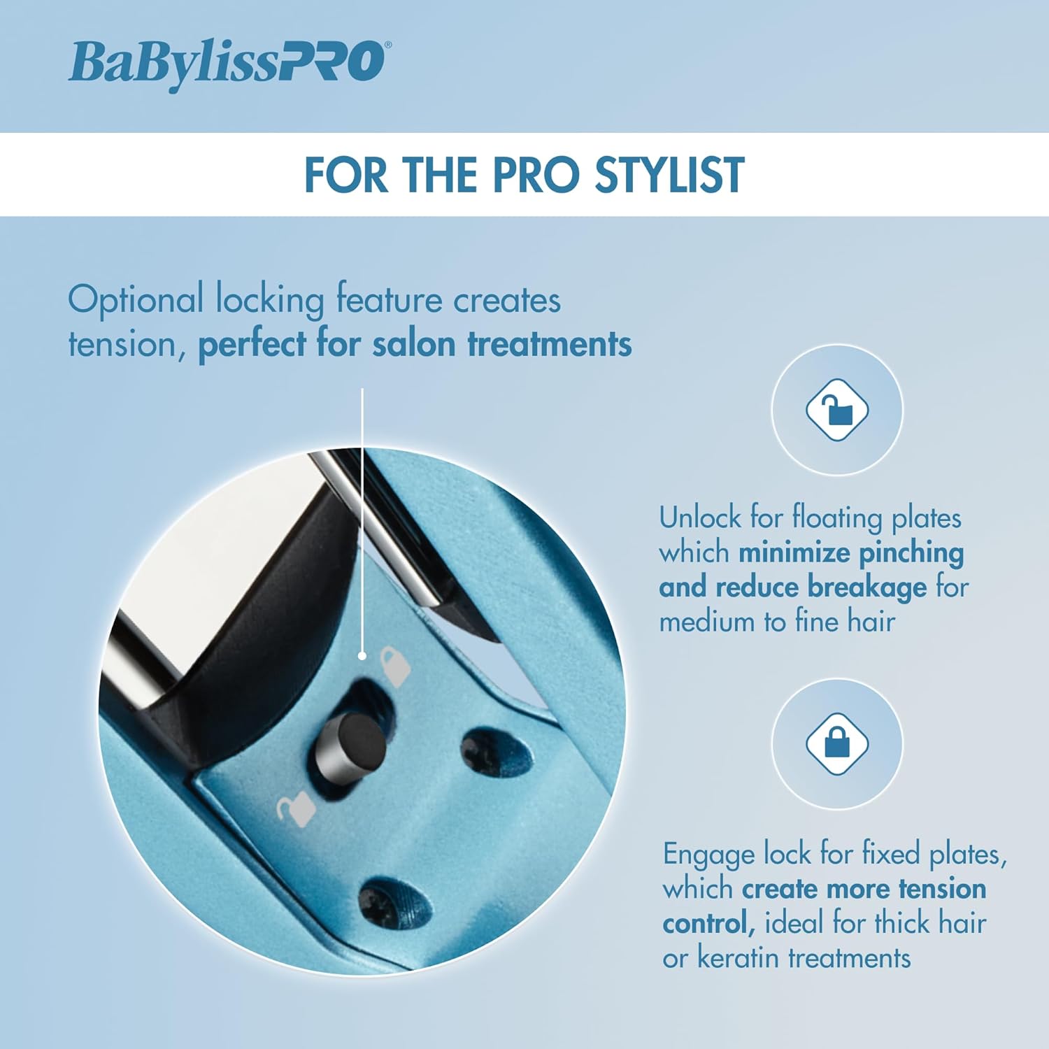 BaBylissPRO Nano Titanium Extended Ionic Flat Iron - 1 1/4" (BNT9091TXL) — image 10