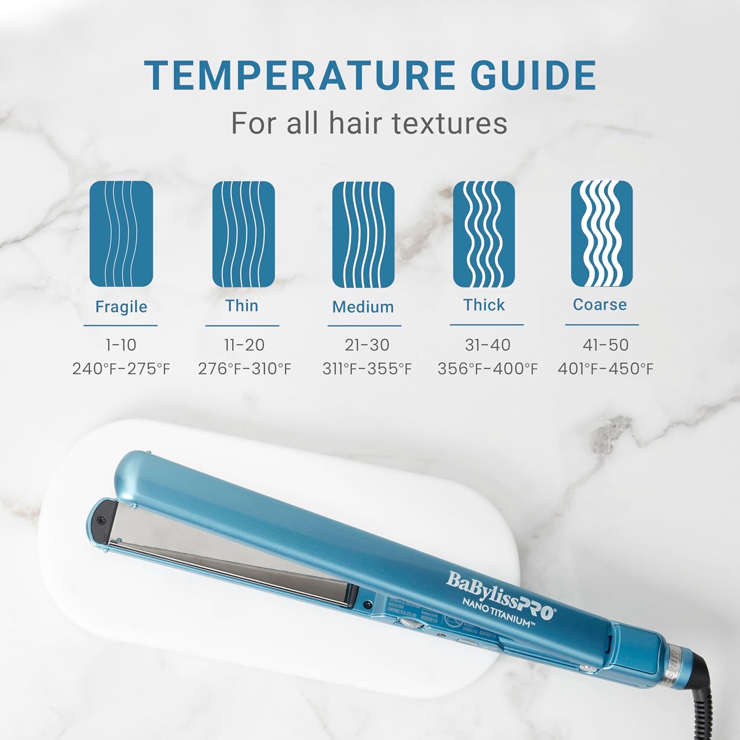 BaBylissPRO Nano Titanium 1" Compact & 1" Ultra-Thin Full SIze Flat Iron Value Set (BNTPP84) — image 4