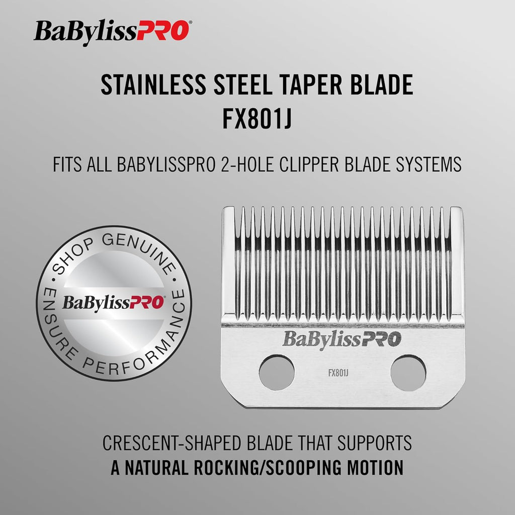 BaBylissPRO Stainless Steel Taper Replacement Blade (FX801J) — image 3