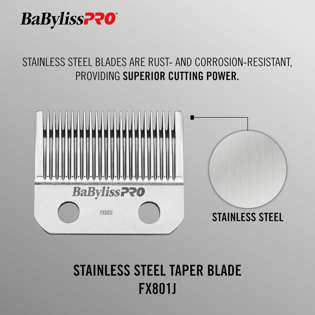 BaBylissPRO Stainless Steel Taper Replacement Blade (FX801J) — image 4