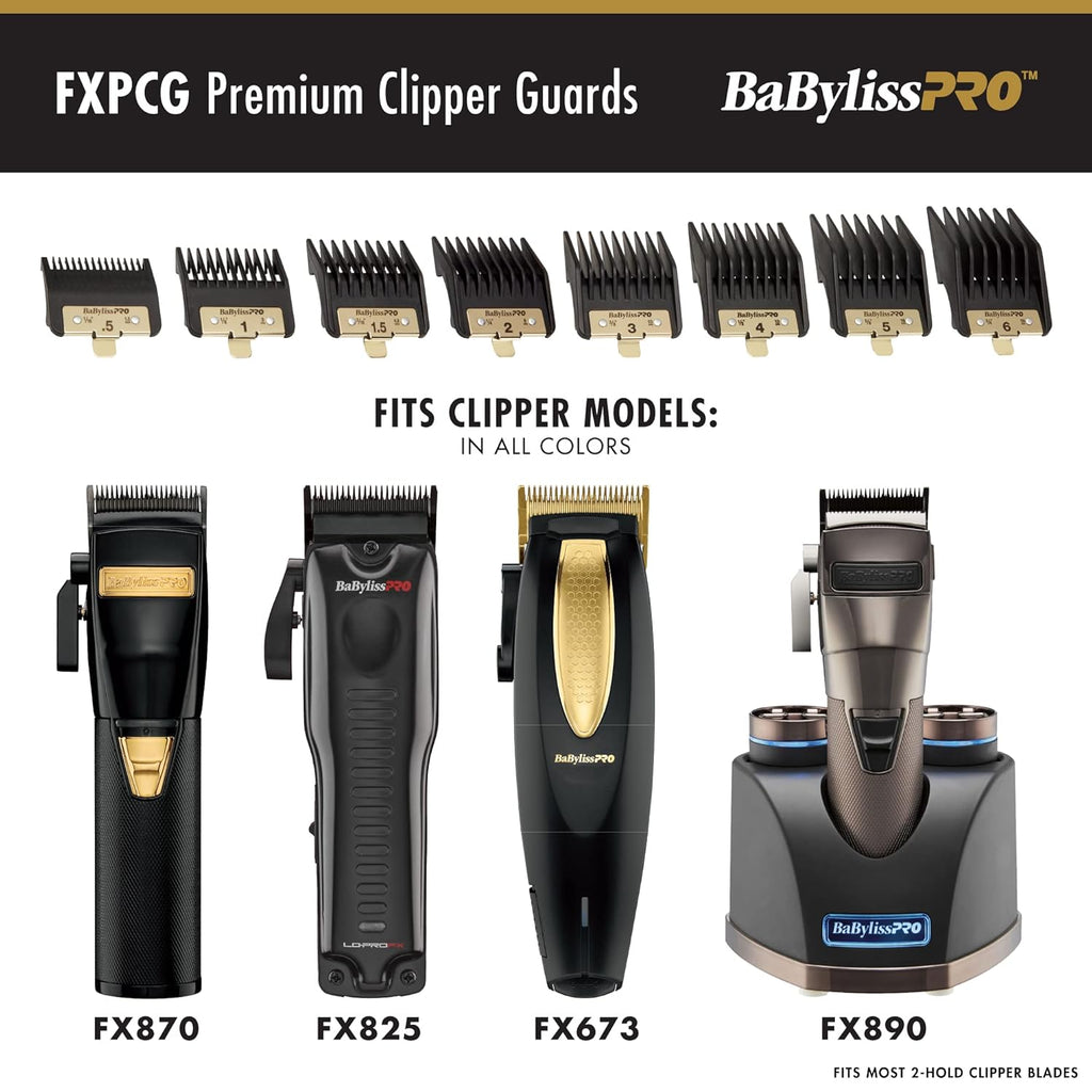 BaBylissPRO 8pc Premium Clipper Guard Set (FXPCG) — image 10