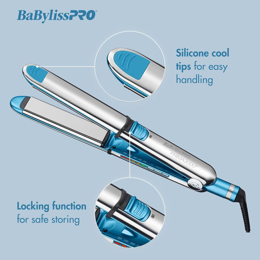 BaBylissPRO Nano Titanium Prima 3100 Flat Iron - 1" (BNT3100TUC) — image 8