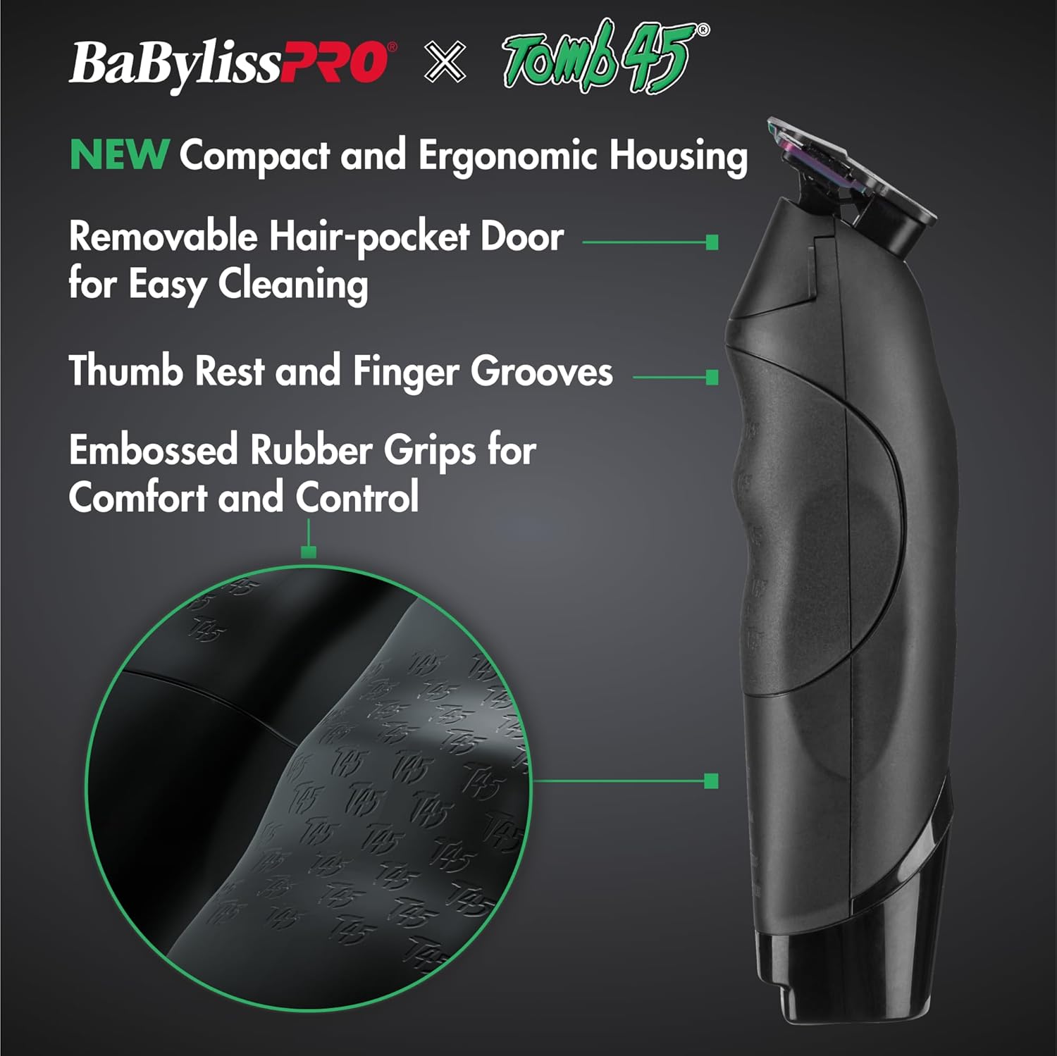 BaBylissPRO x Tomb45 Wireless-Charging Clipper & Trimmer Value Set (FXT45PPK) — image 3