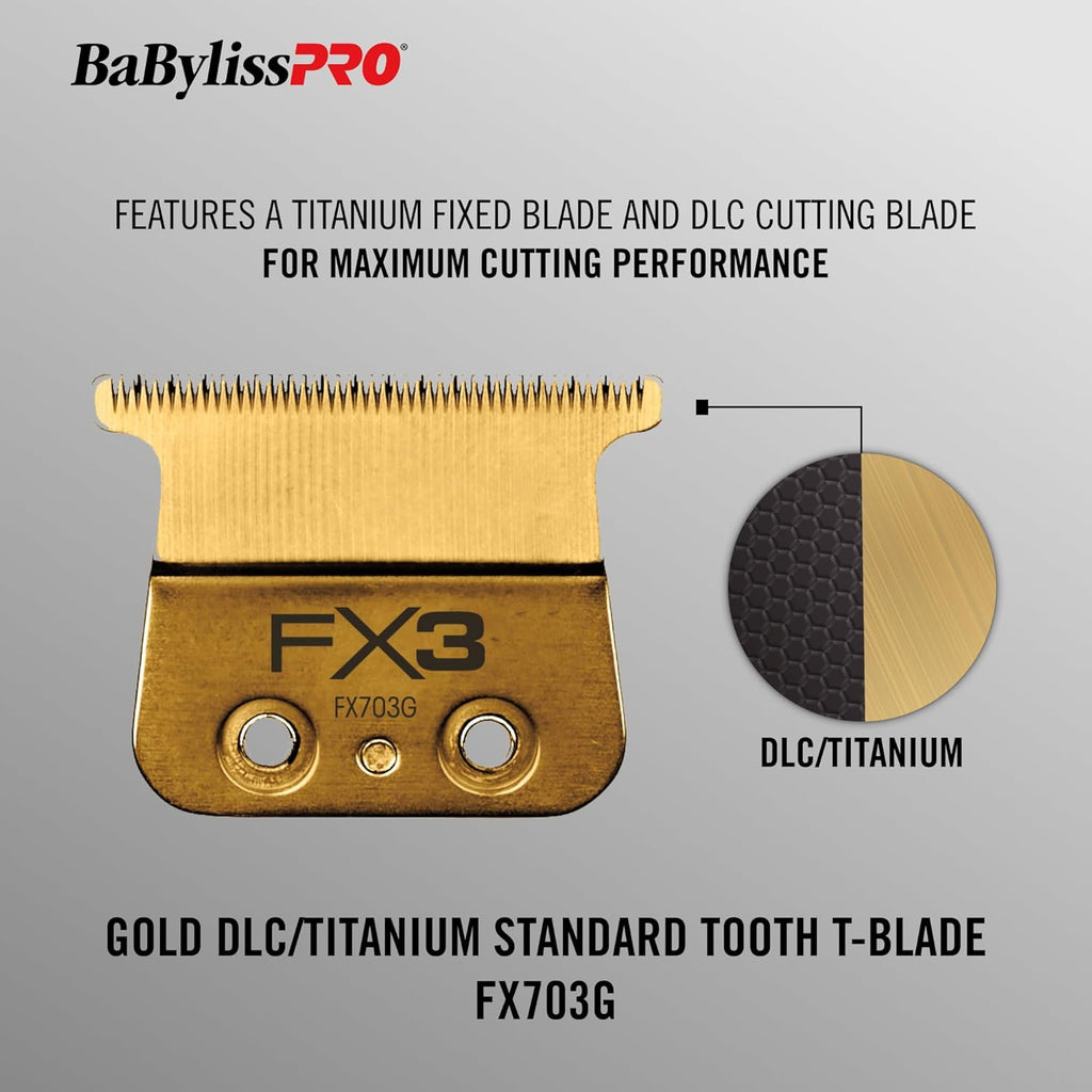 BaBylissPRO DLC/Titanium Ultra-Thin Zero Gap Replacement Blade (FX703G) — image 4