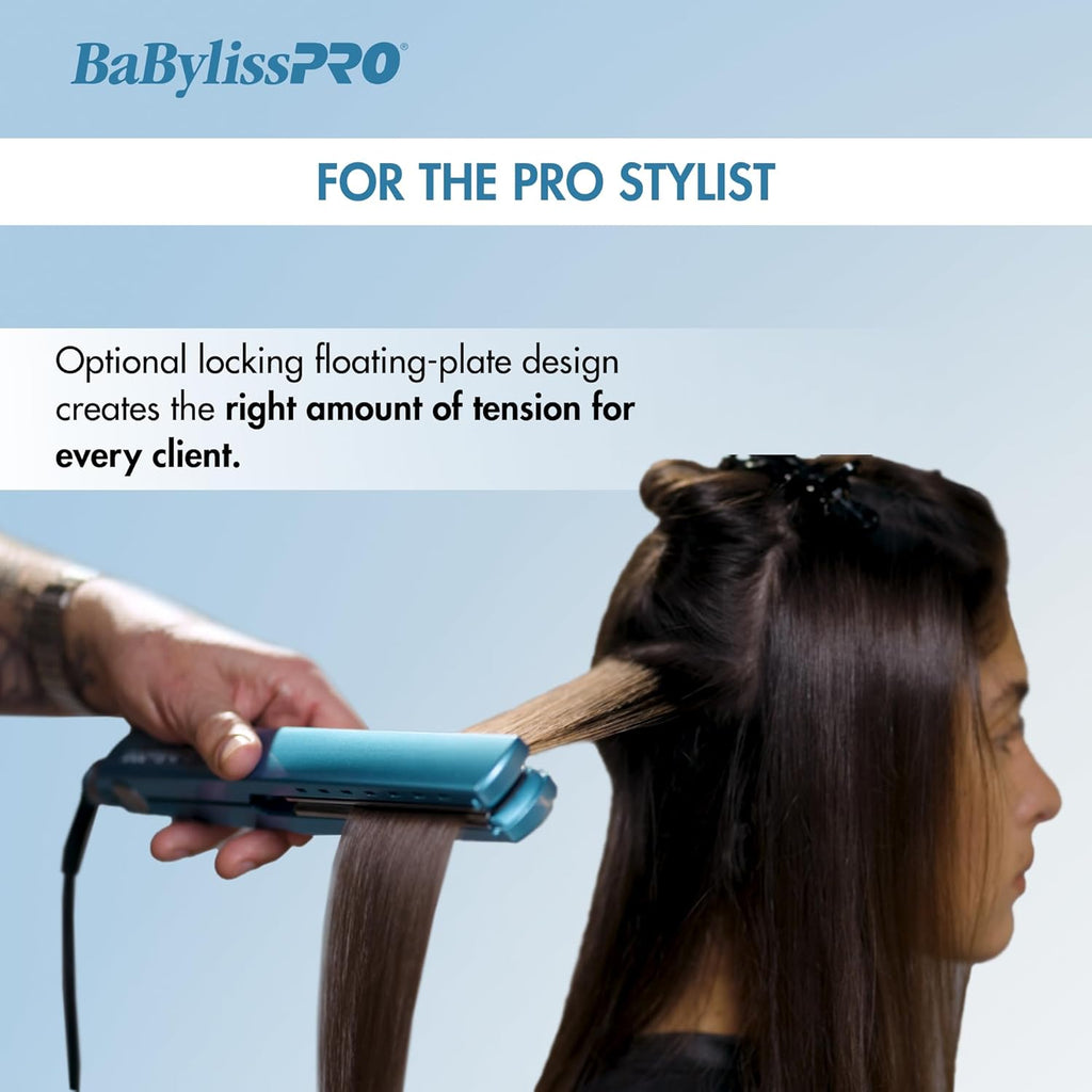 BaBylissPRO Nano Titanium Extended Ionic Flat Iron - 1 1/4" (BNT9091TXL) — image 12