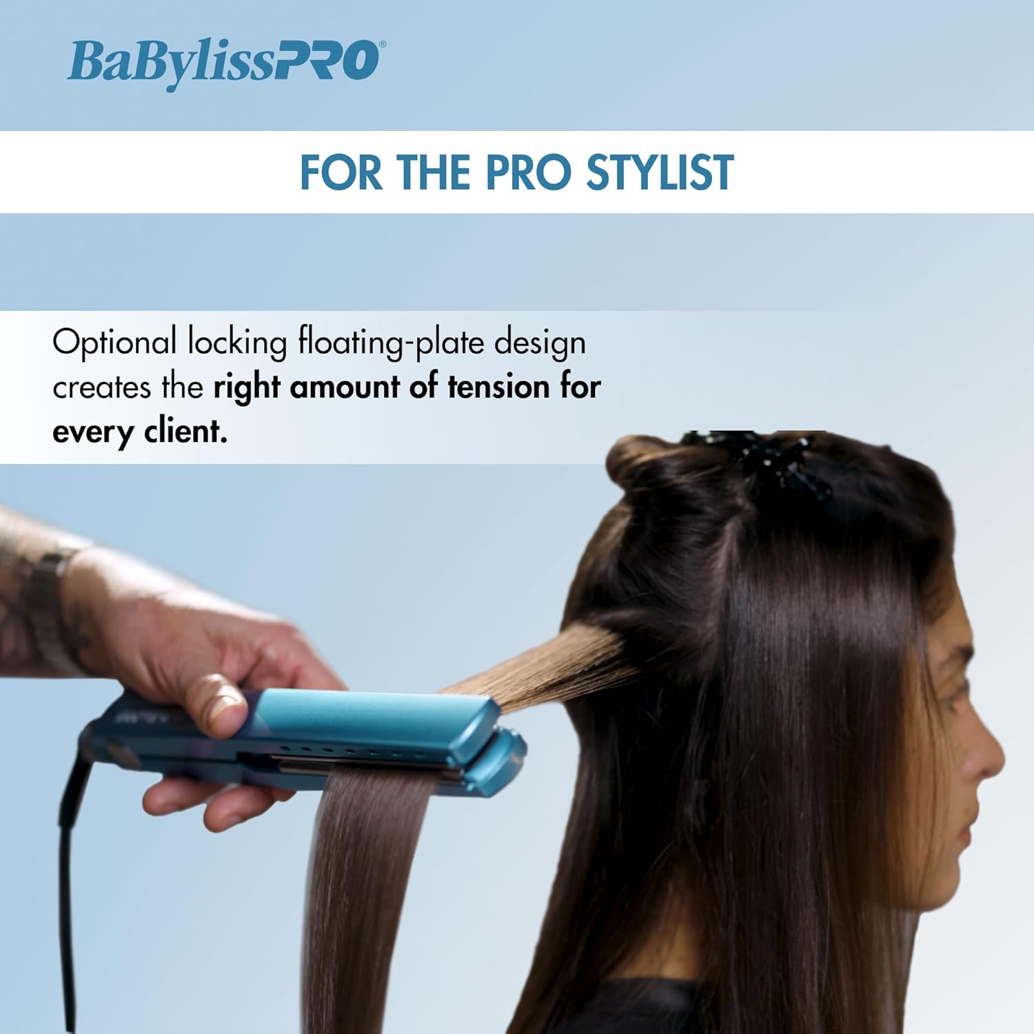 BaBylissPRO Nano Titanium Extended Ionic Flat Iron - 1 1/4" (BNT9091TXL) — image 12