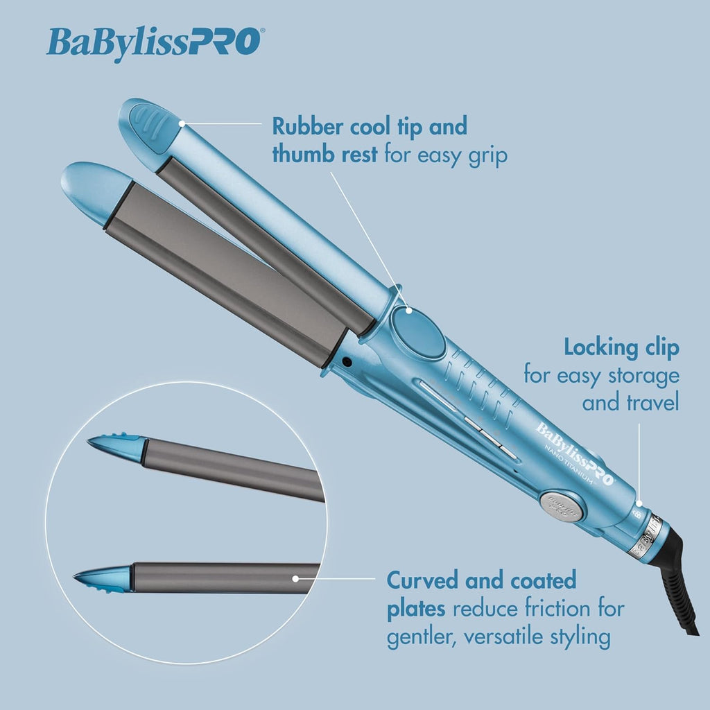 BaBylissPRO Limited Edition 1" Curved Styling Iron & 1" Extended-Barrel Curling Iron Styling Set (BNTPP76) — image 8