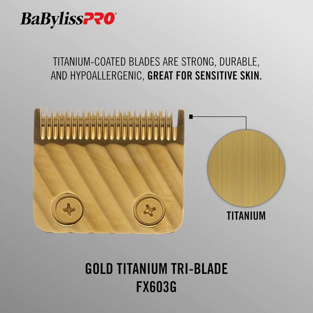 BaBylissPRO Replacement Gold Titanium Tri-Blade (603G) — image 3