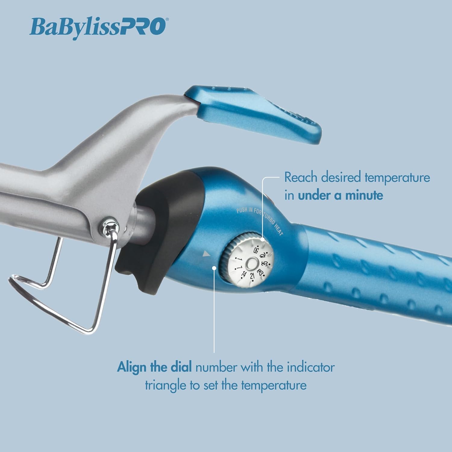 BaBylissPRO Nano Titanium Spring Curling Iron 1" (BNT100S) — image 4