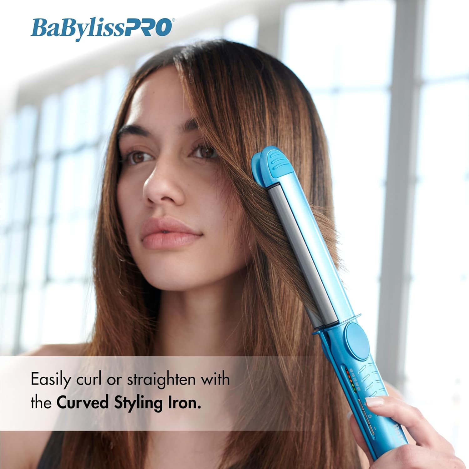 BaBylissPRO Limited Edition 1" Curved Styling Iron & 1" Extended-Barrel Curling Iron Styling Set (BNTPP76) — image 7