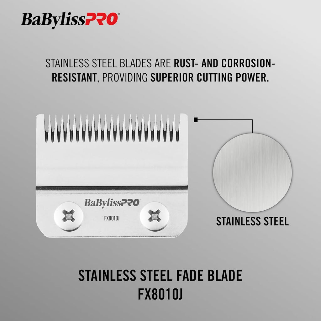 BaBylissPRO Stainless Steel Clipper Fade Blade (FX8010J) — image 4