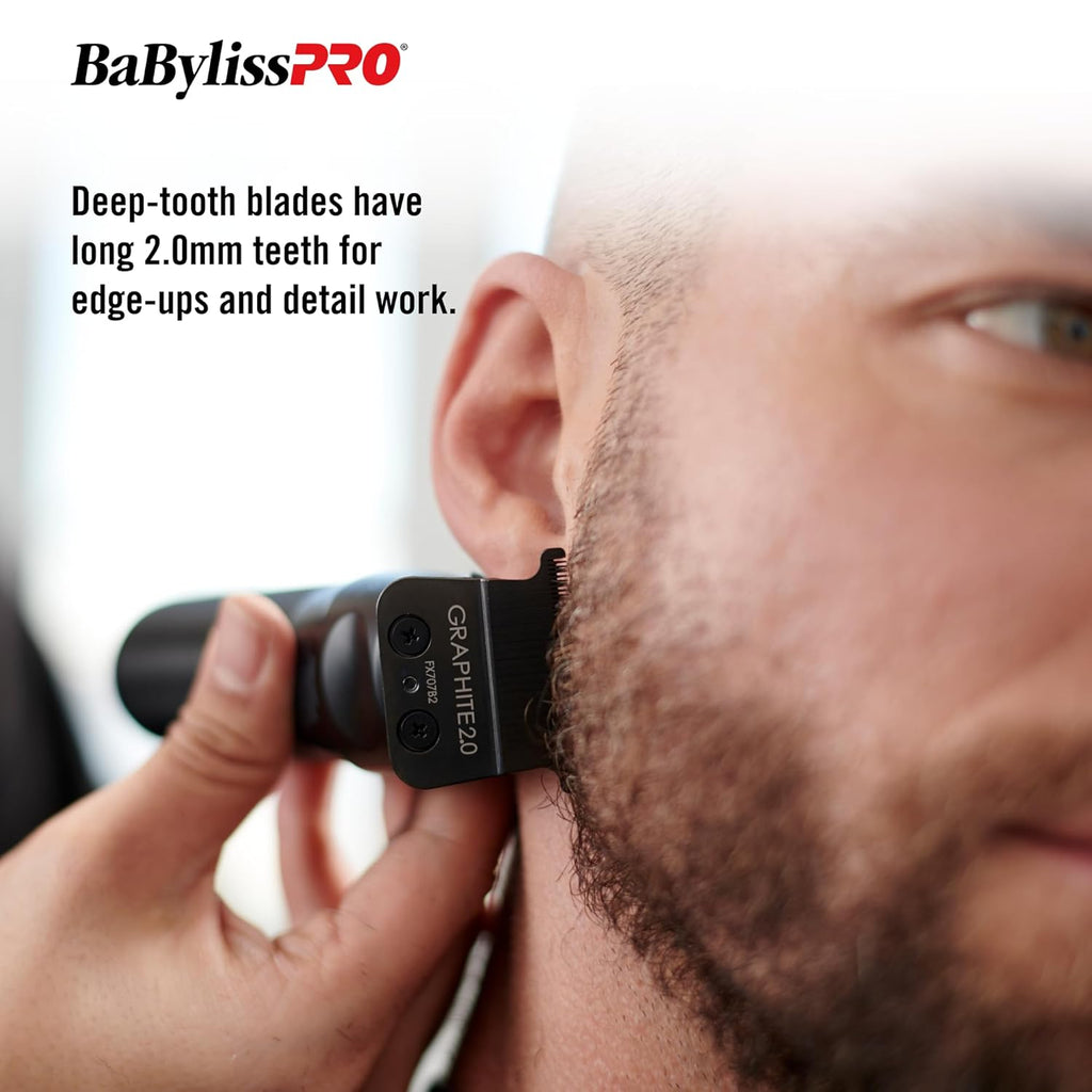 BaBylissPRO Black Graphite 2.0 Trimmer Blade - Deep Tooth (FX707B2) — image 6