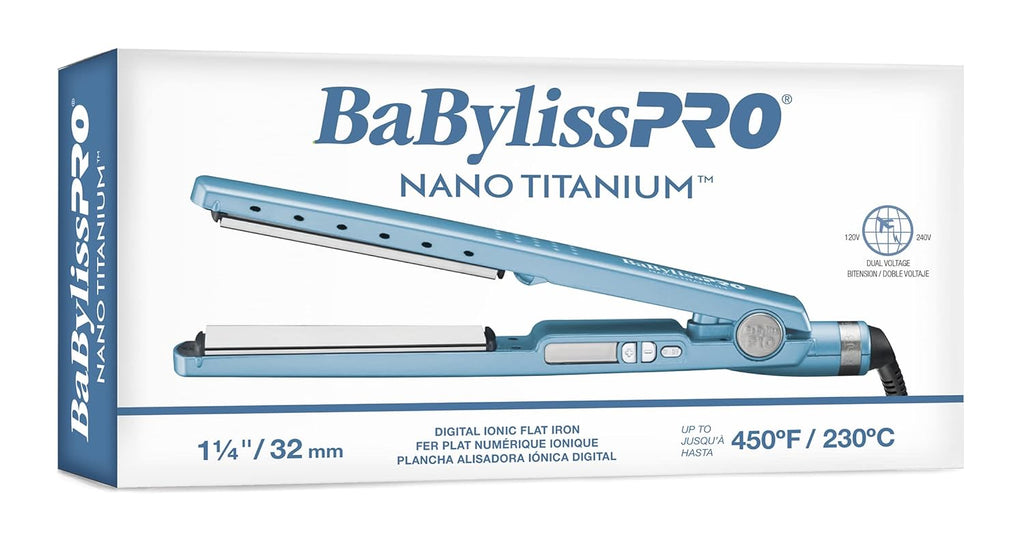 BaBylissPRO Nano Titanium Ionic Flat Iron - 1.25" (BNT4091TUC) — image 10