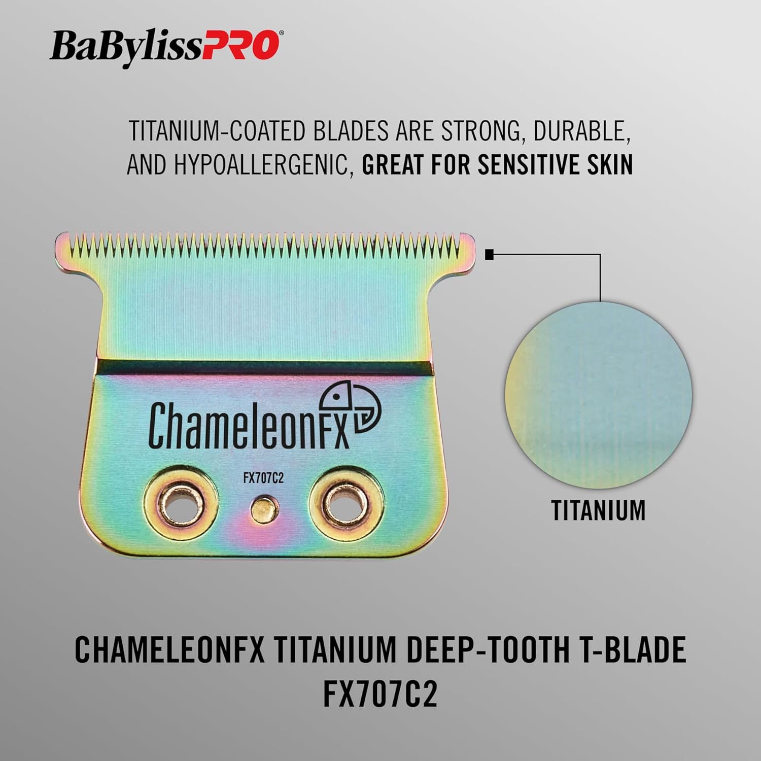BaBylissPRO ChameleonFX Deep-Tooth T-Blade (FX707C2) — image 6