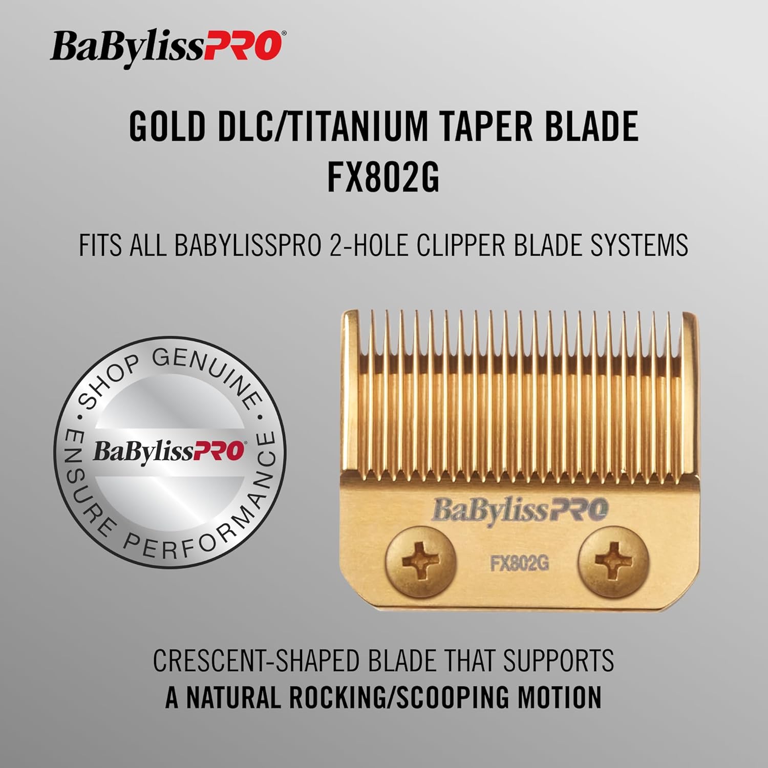 BaBylissPRO DLC Titanium Replacement Taper Blade (FX802G) — image 3