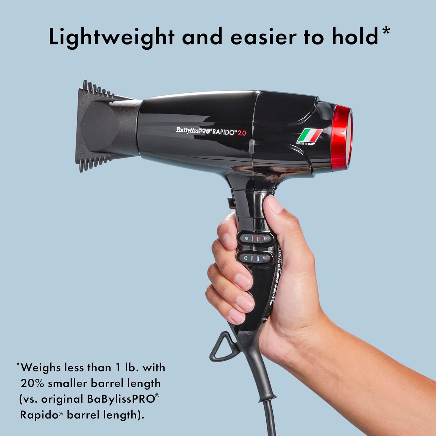 BaBylissPRO High Speed Rapido 2.0 Professional Hair Dryer (BRAP2) — image 5