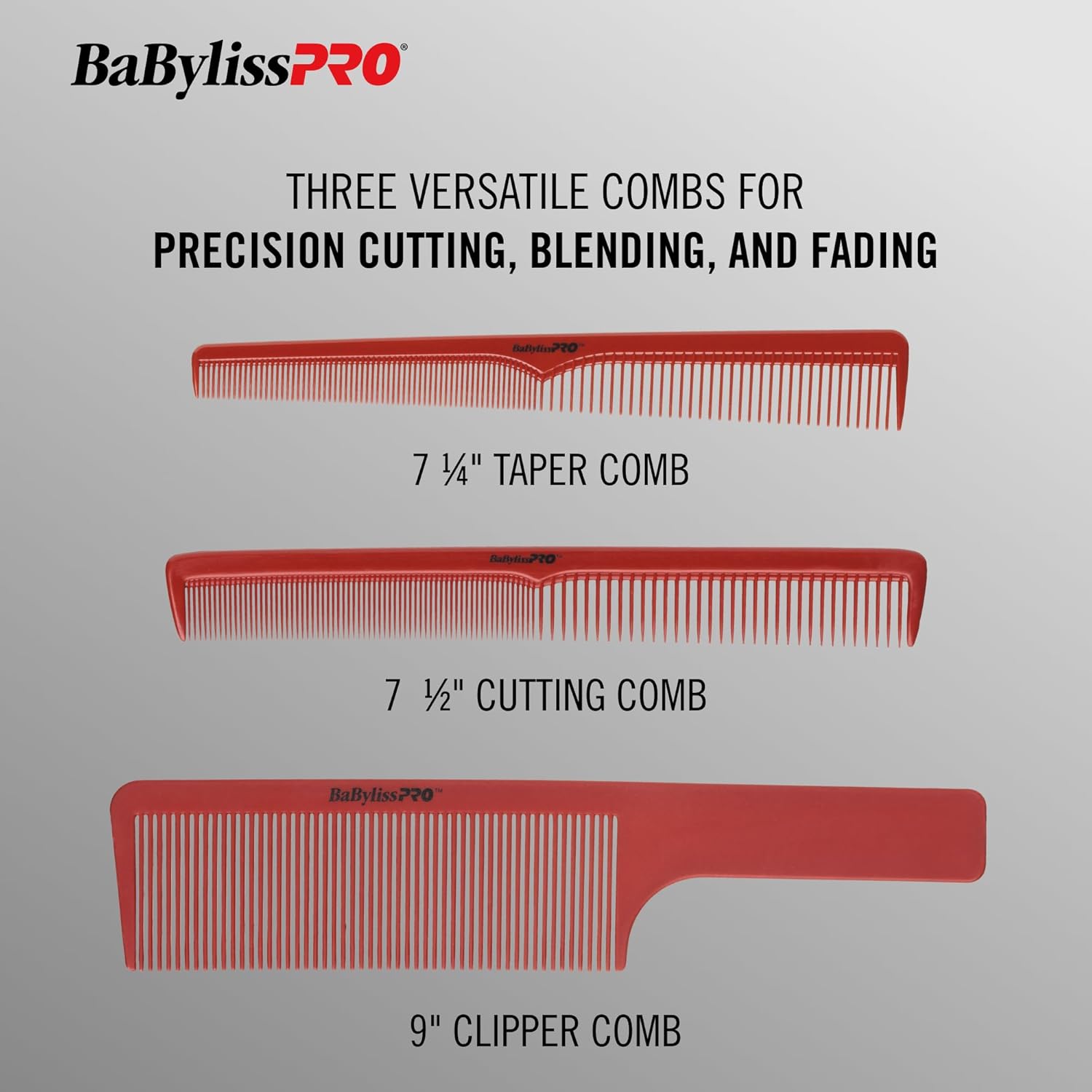 BaBylissPRO Barberology 3pc Comb Set — image 8