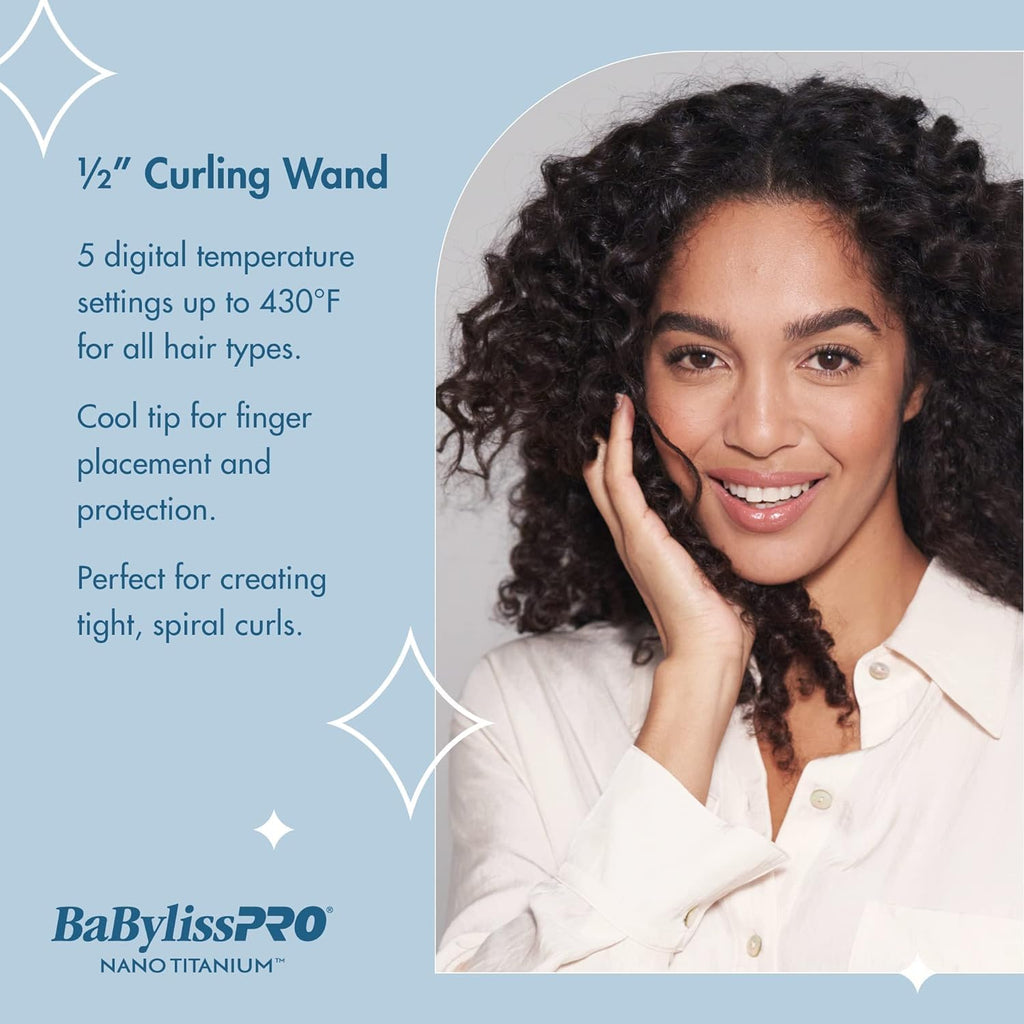 BaBylissPRO Nano Titanium Curling Wand — image 7