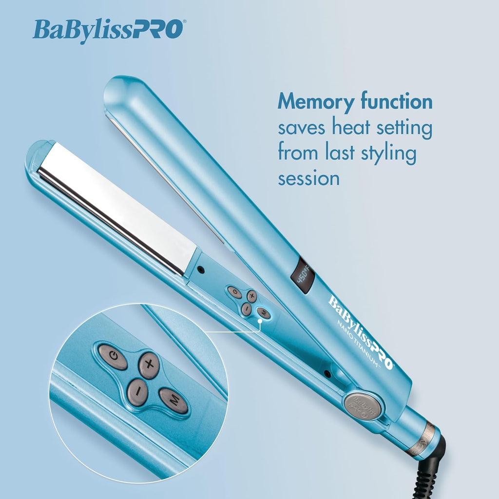 BaBylissPRO Nano Titanium Digital Flat Iron - 1" (BNT4095TUC) — image 6