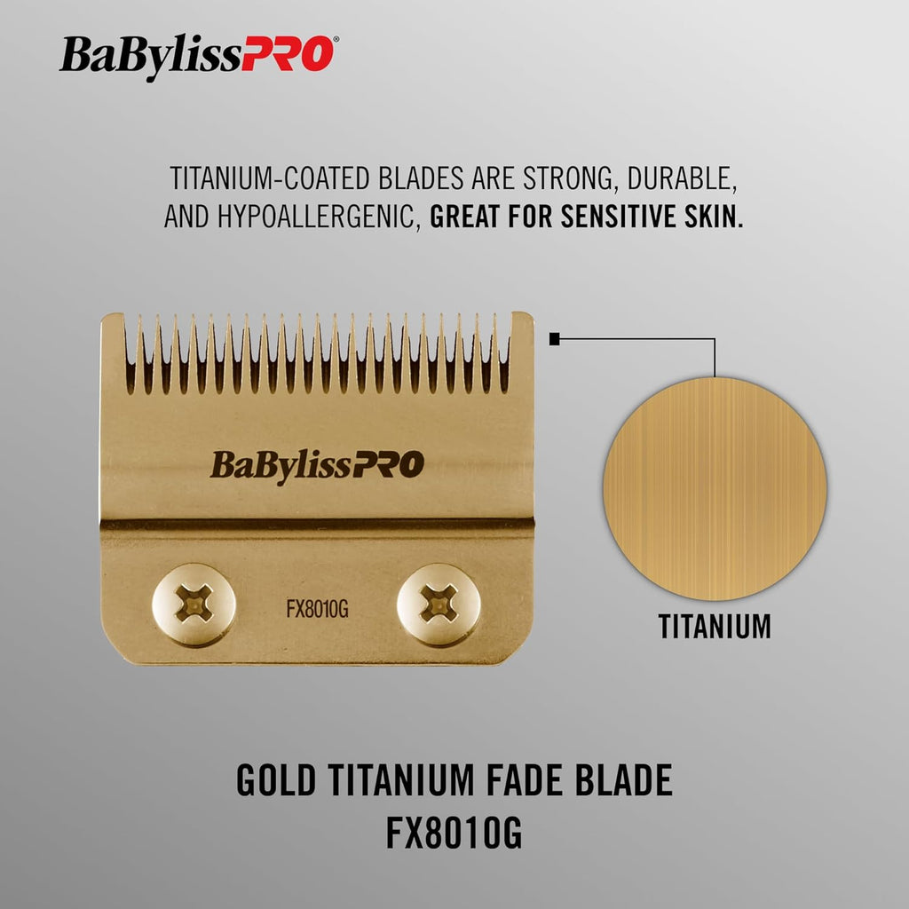BaBylissPRO Gold Titanium Fade Blade (FX8010G) — image 4