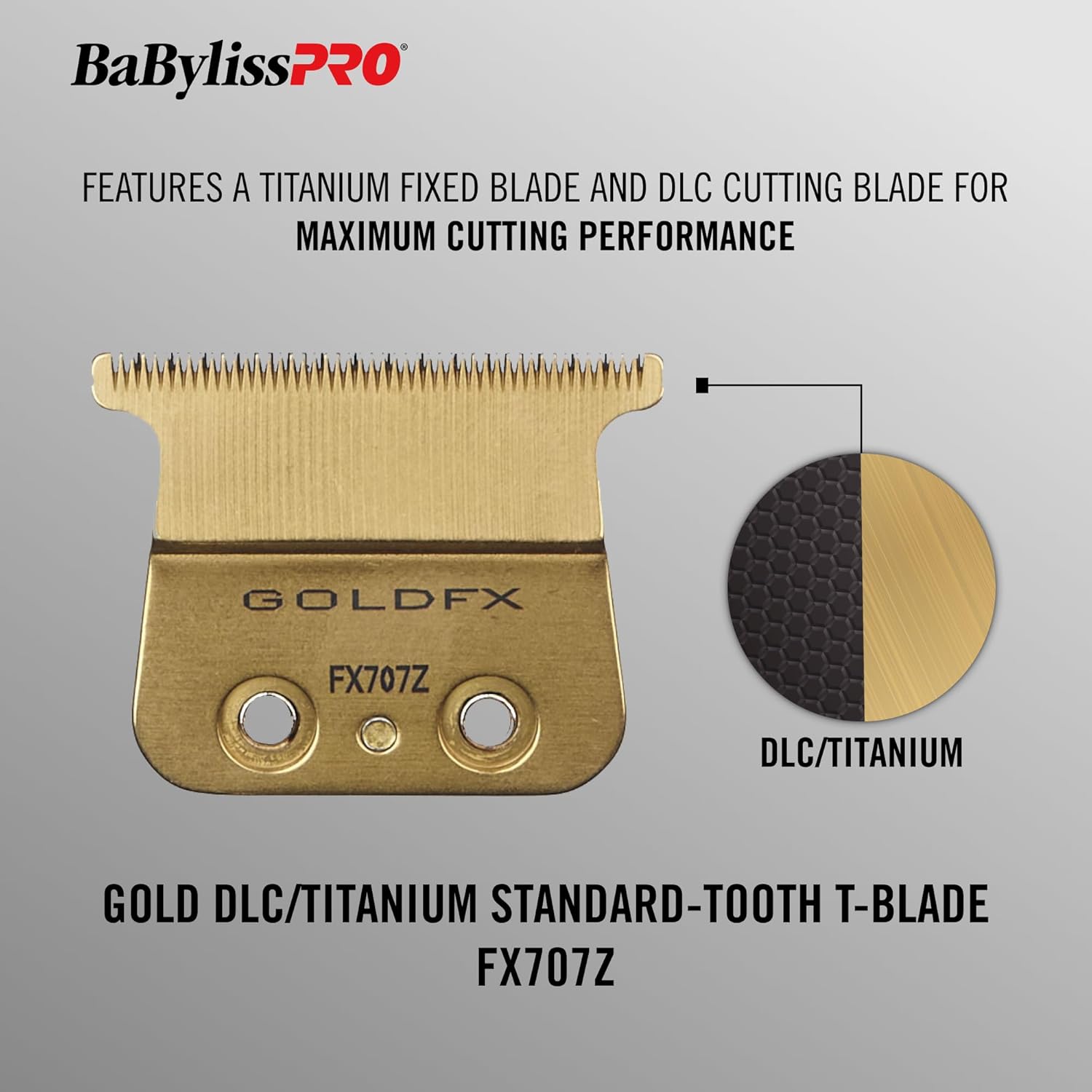 BaBylissPRO GoldFX Titanium Trimmer Blade (FX707Z) — image 6