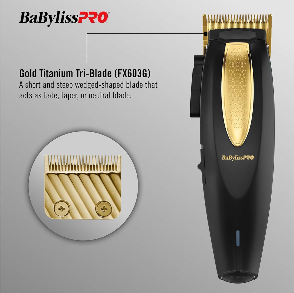 BaBylissPRO Cord-Cordless Lithium FX+ Ergonomic Clipper (FX673NS) — image 6