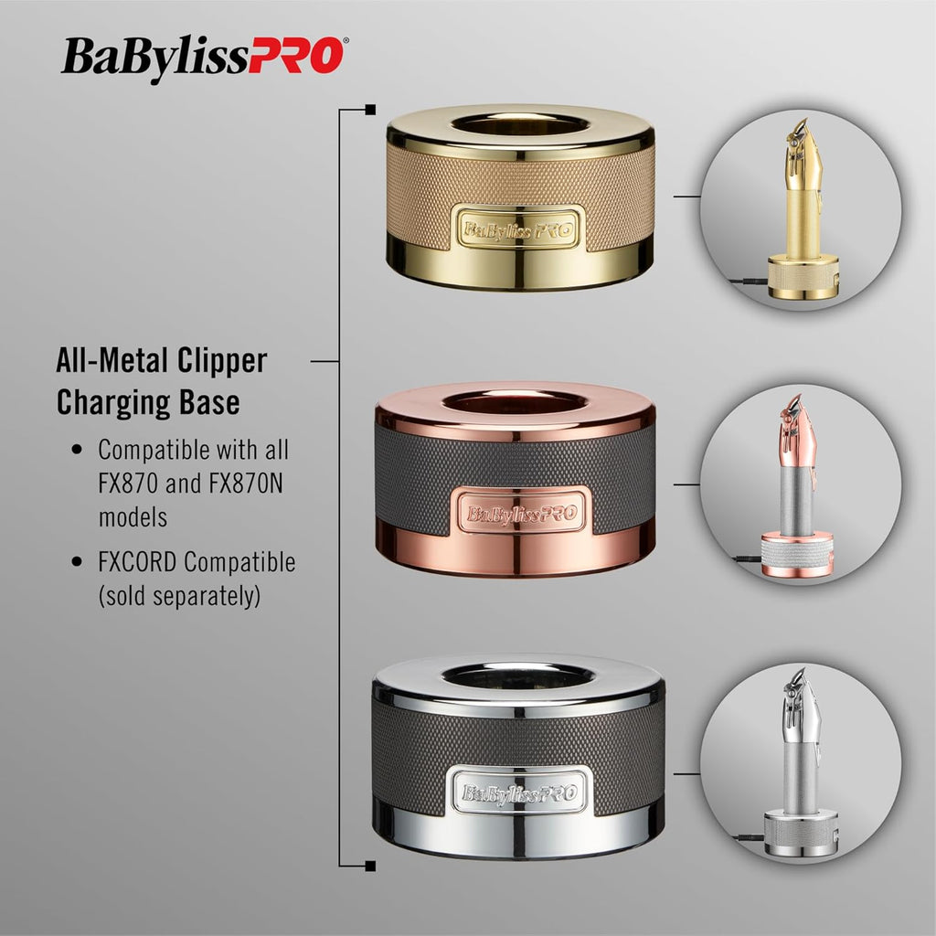 BaBylissPRO SilverFX Charging Base for FX870 Clippers (FX870BASE-S) — image 5