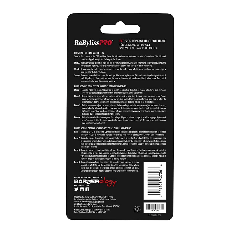 BaBylissPRO Replacement Double Foil & Cutter Bar - Rose Gold (FXRF2RG) — image 3